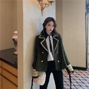 【Twitterで話題沸騰！】韓国ファッション 短いスタイル チェスターコート スーツ コート