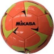 マシーン縫い　サッカーボール　レジャー用　オレンジ　F4TPV-O-BLBK