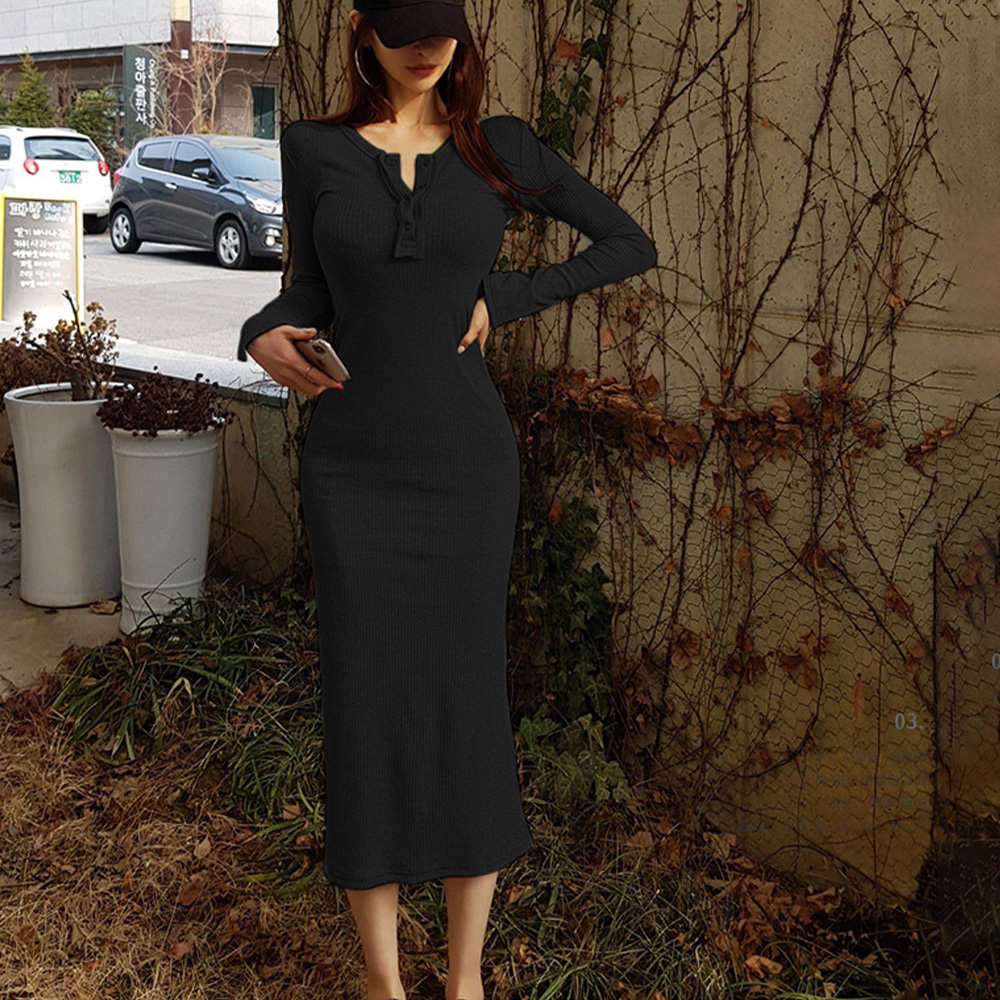 日本倉庫即納 ニットワンピース 秋冬 レディース リブニット ロングタイトワンピース レディースアパレル 盛煌商事 株式会社 問屋 仕入れ 卸 卸売の専門 仕入れならnetsea