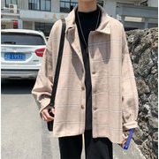 超お買い得タイムセール 激安セール 格子縞 ウィンドブレイカー 韓国 ファッション ジャケット