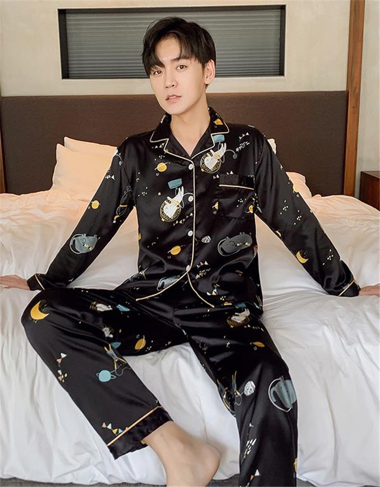 ≪今だけ お試し価格≫韓国ファッション パジャマ ティーンエイジャー アイスシルク ルームウェア セット