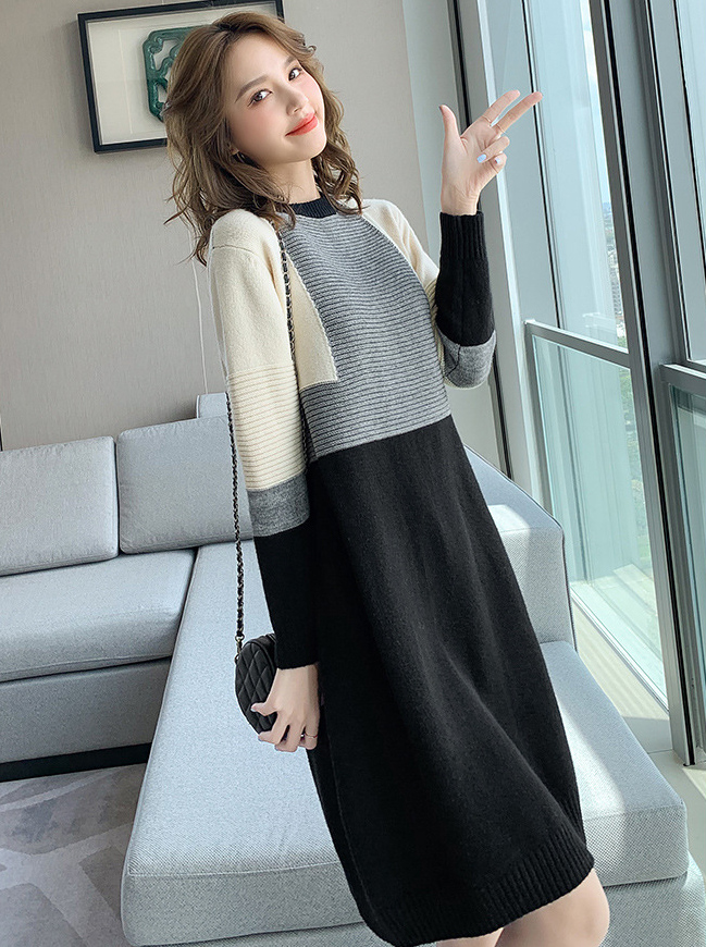 簡単にオシャレを楽しむ ジャージワンピース 秋冬 セーター スカート 韓国スタイル レディース アパレル エスペランス 合同会社 問屋 仕入れ 卸 卸売の専門 仕入れならnetsea