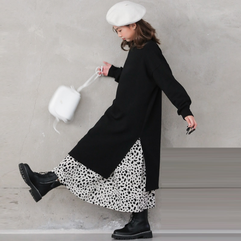 親子ペア 親子服 裏フリースボアワンピース ドット柄スカート キッズ 女の子 ガールズ 子供服 ゼットジー 株式会社l K 問屋 仕入れ 卸 卸売の専門 仕入れならnetsea