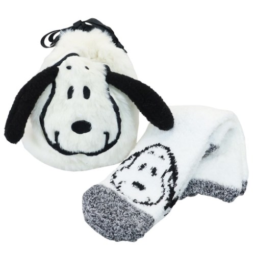 ソックス スヌーピー もこもこ巾着 もこもこソックスセット Snoopyにっこり アパレル 株式会社 ブライエンタープライズ 問屋 仕入れ 卸 卸売の専門 仕入れならnetsea