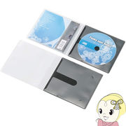 ELECOM エレコム CD/DVD用 スリム収納ソフトケース 1枚収納 10枚パック CCD-DPC10BK