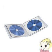 ELECOM エレコム Blu-ray・CD・DVD対応クリアケース 12枚収納 CCD-FBB12CR