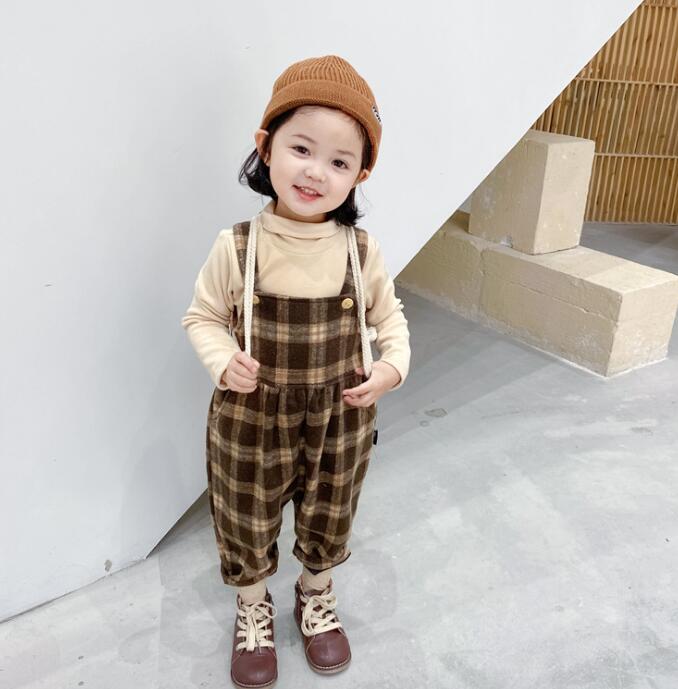 21新品 子供服 オーバーオール サロペット キッズ女の子 可愛い チェック柄 80 130cm アパレル 中際 合同会社 問屋 仕入れ 卸 卸売の専門 仕入れならnetsea