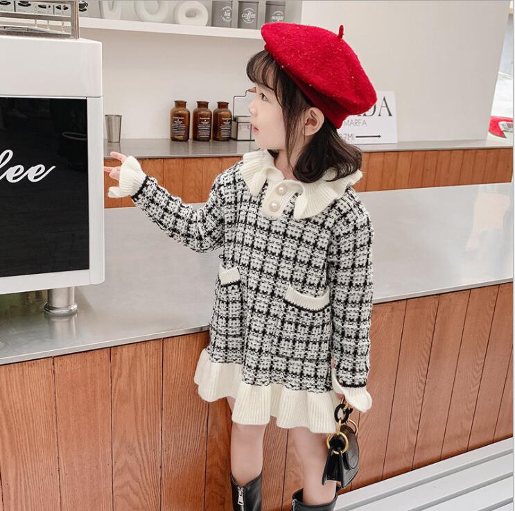 秋冬子供ワンピース 冬服 ニットワンピース 女の子 子供服 キッズ服 アパレル ファームレーテスト 有限会社 問屋 仕入れ 卸 卸売の専門 仕入れならnetsea