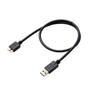 エレコム USB3.0ケーブル/A-microBタイプ/AV売場用/0.5m/ブラック D