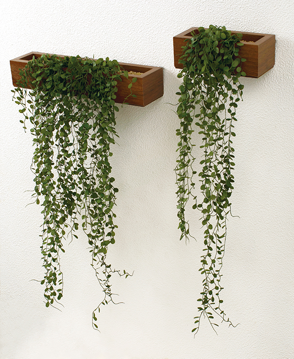 【空気をきれいにする、CT触媒】壁掛け 人工観葉植物