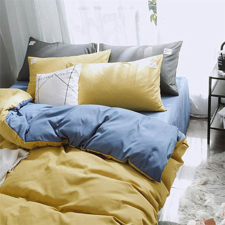 北欧 シンプル 格子縞 ベッドシート 4点セット キルトカバー ベッドの笠  3点セット 気質 高品質 トレンド