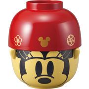 和風汁椀茶碗セット　大/Disney　ミニーマウス