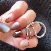 指輪 リング 合金 alloy シルバー ゴールドsilver gold ring ◆メール便対応可◆