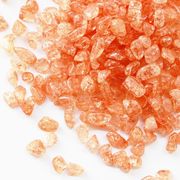 さざれ　爆裂水晶　クラック水晶　オレンジ　カラー　約1kg　浄化　開運　厄除け　インテリア