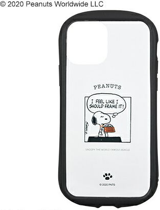 ピーナッツ iPhone12/12 Pro対応ハイブリッドクリアケース ドッグディッシュ SNG-553A