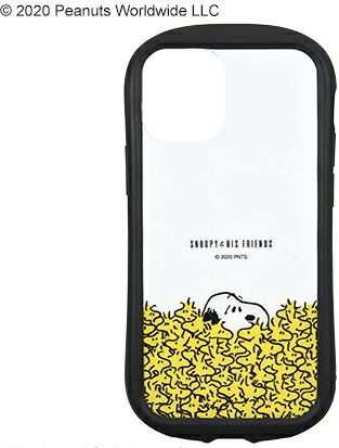 ピーナッツ iPhone12 mini対応ハイブリッドクリアケース ウッドストック SNG-552C