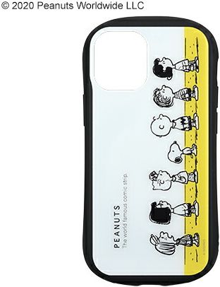 ピーナッツ iPhone12 mini対応ハイブリッドガラスケース フレンズ SNG-550C