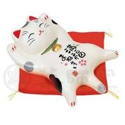 【新登場！日本製！やきものの街、瀬戸市発祥のブランド！薬師窯！】彩絵満福招き猫