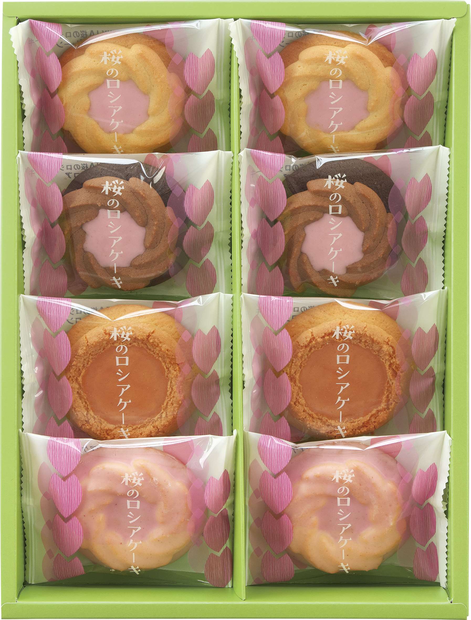 包装済 桜のロシアケーキ SRP-6　手土産　粗品　お祝　お返し　景品　お礼