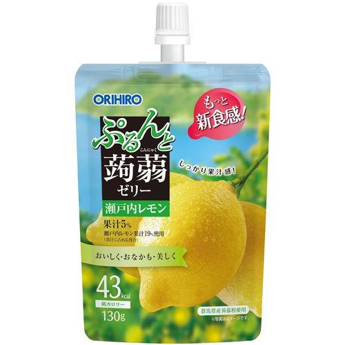 【2021年9月上旬頃終売予定】ぷるんと蒟蒻ゼリースタンディング 瀬戸内レモン