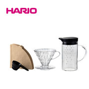2021新作『HARIO』V60ドリッパー&サーモカラーサーバーセット VDSS-3012-B（ハリオ）