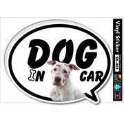 DOG IN CAR07 ドッグインカーステッカー ペット 愛犬 SK401