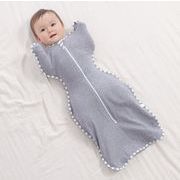 【雑貨】キッズ　赤ちゃん　ベビー用品　寝袋　新生児0-12ヶ月　綿