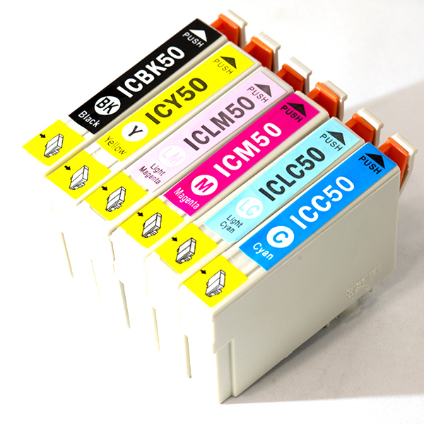 エプソン[EPSON]互換インクカートリッジ IC50系（IC6CL50） 6色 有限