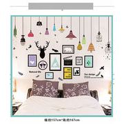 韓国ファッション 現代風 背景のウォールステッカー 装飾 シーンのレイアウト 寝室 小さな部屋 粘着性 壁紙