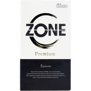 [メーカー欠品]ZONE(ゾーン) コンドーム プレミアム ラテックス製 5個入