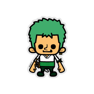 One Piece ワンピース パンソンワークスコラボステッカー Lcs010 ゾロ Mサイズ ワンピース公式グッズ 雑貨 株式会社 ゼネラルステッカー 問屋 仕入れ 卸 卸売の専門 仕入れならnetsea