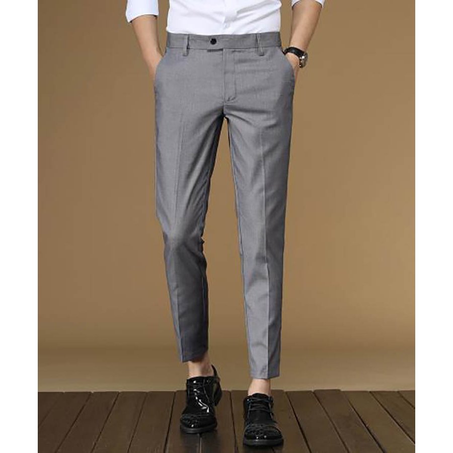 スラックス メンズ 九分丈 スリム ビジネススラックス スリム メンズ ズボン スーツパンツ アパレル 株式会社 Ouka Car Leasing 問屋 仕入れ 卸 卸売の専門 仕入れならnetsea