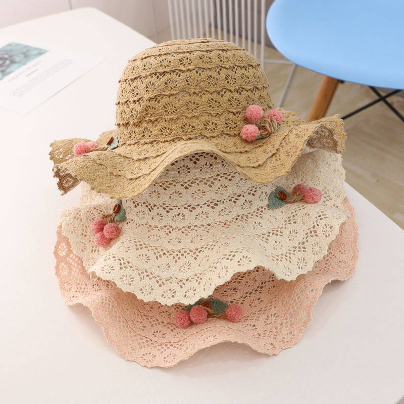 草編み帽 キッズ帽子 おしゃれハット 女の子日よけ帽 ファッション雑貨 菅野 合同会社 問屋 仕入れ 卸 卸売の専門 仕入れならnetsea