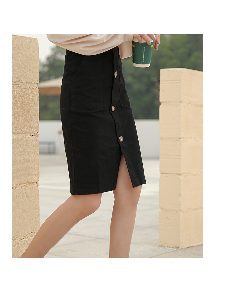 21年春物新作前スリット前ボタンひざ丈タイトスカート アパレル ファームレーテスト 有限会社 問屋 仕入れ 卸 卸売の専門 仕入れならnetsea