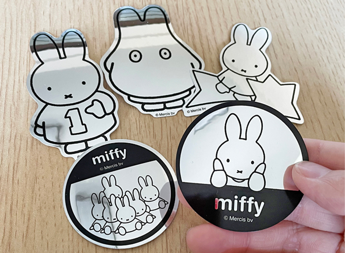 全5種セット】 miffy ミッフィー シルバー 鏡面 キャラクター