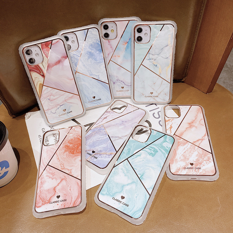 iphone12 promax iphonexr 背面ケース iphonexs iphone11Pro 幾何学模様 大理石 スマホケース