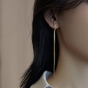 揺れるエレガント 韓国スタイル エレガント 美しい ピアス シンプル アクセサリー 両耳