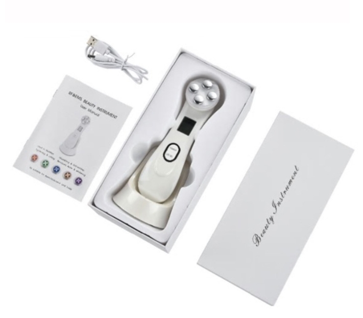 美顔器 EMS イオン導入器 RFラジオ波 LED光エステ 引き締め 美肌