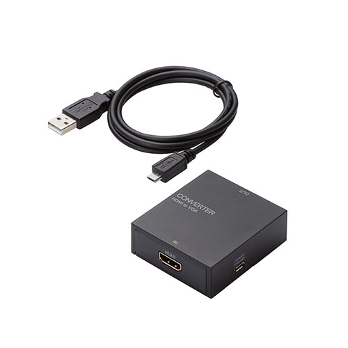 エレコム ダウンスキャンコンバーター/HDMI‐VGA/3.5φ/HDMI1.4 AD-H