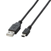 エレコム USB2.0ケーブル/A-miniBタイプ/ノーマル/5m/ブラック U2C-M