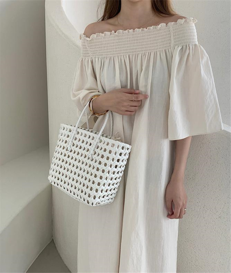 今が絶対買い流行  ハンドバッグ ファッション 新しいスタイル 透かし彫り 織り ビーチバッグ