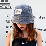 春夏　デニム帽子　バケットハット　漁夫帽　多色　韓国ファッション