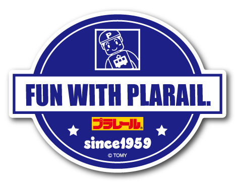 プラレール ロゴ02 ブルー ステッカー LCS881 グッズ 新幹線 トミカ