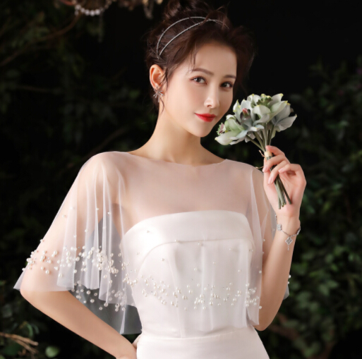 激安　ファッション雑貨　マント　韓国風　ウェディングドレス飾り物
