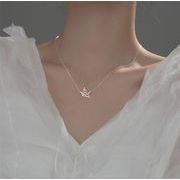 ＼いまだけの超SALE価格 韓国ファッション スターリングシルバー ネックレス 鎖骨チェーン