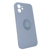iPhone11 スレートブルー 495 スマホケース アイフォン iPhoneシリーズ シリコン リングケース