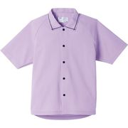 日本エンゼル 5585-A サニーポロシャツ（半袖）LL／パープル