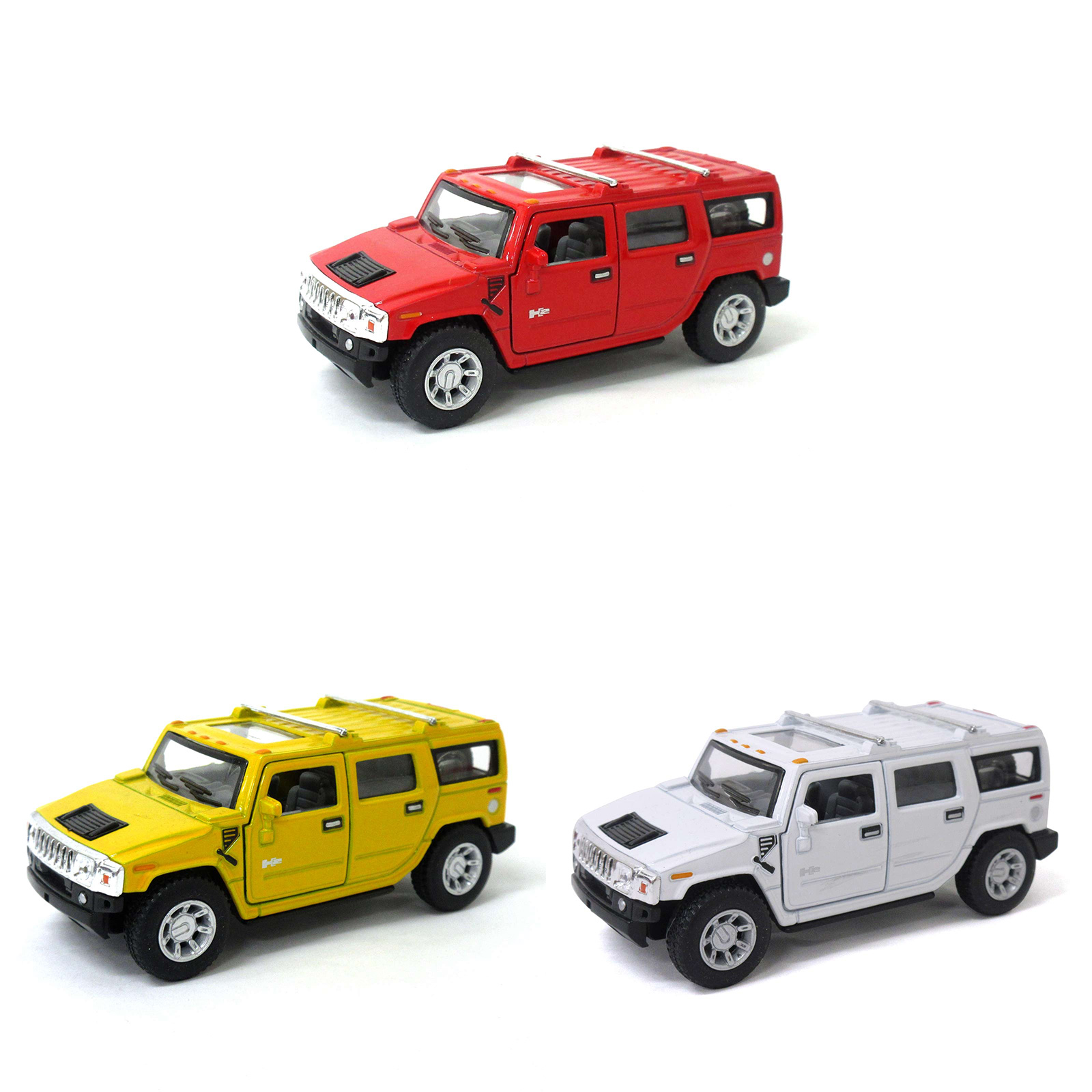 ミニカー＞KiNSMART ミニカー 1:40 ハマー H2SUV(2008) 3色アソート No