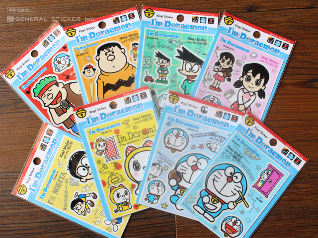 ドラえもん ステッカー I'm DORAEMON ドラえもんとどら焼き LCS