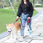 中・大型犬 リード 犬のリード ペット用リード 犬リード 伸縮 持ち手付き ペット用品 犬用品